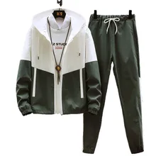 

New Stitching Winter Tracksuit Women Two Piece Set Oversized Trendy Men's Trousers PANT MAN T-SHIRT Pullovers Free Shipping Tops