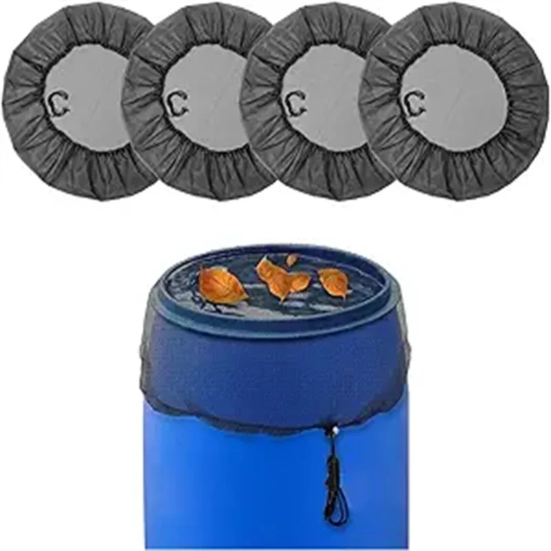 Rain Barrel Cover 2/1pcs Mesh Netting for Rain Barrels Water Collection Buckets Tank Raindrop Harvesting Anti-Mosquito