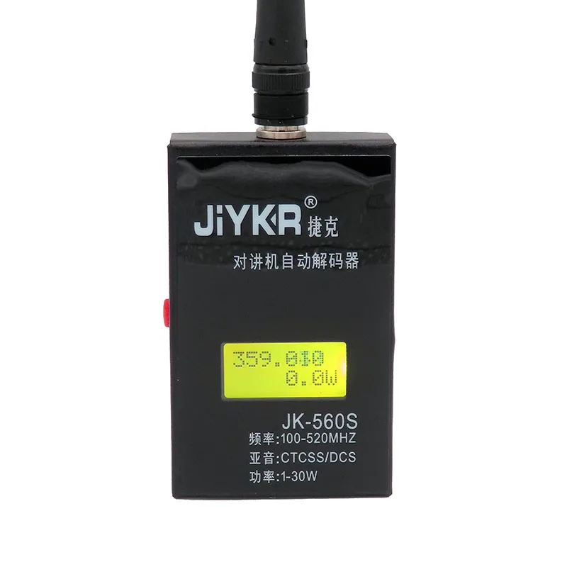 

2023 JK-560S High sensitive handheld frequency meter 100-999.9999MHZ for walkie talkie ham radio CTCSS DCS decoder