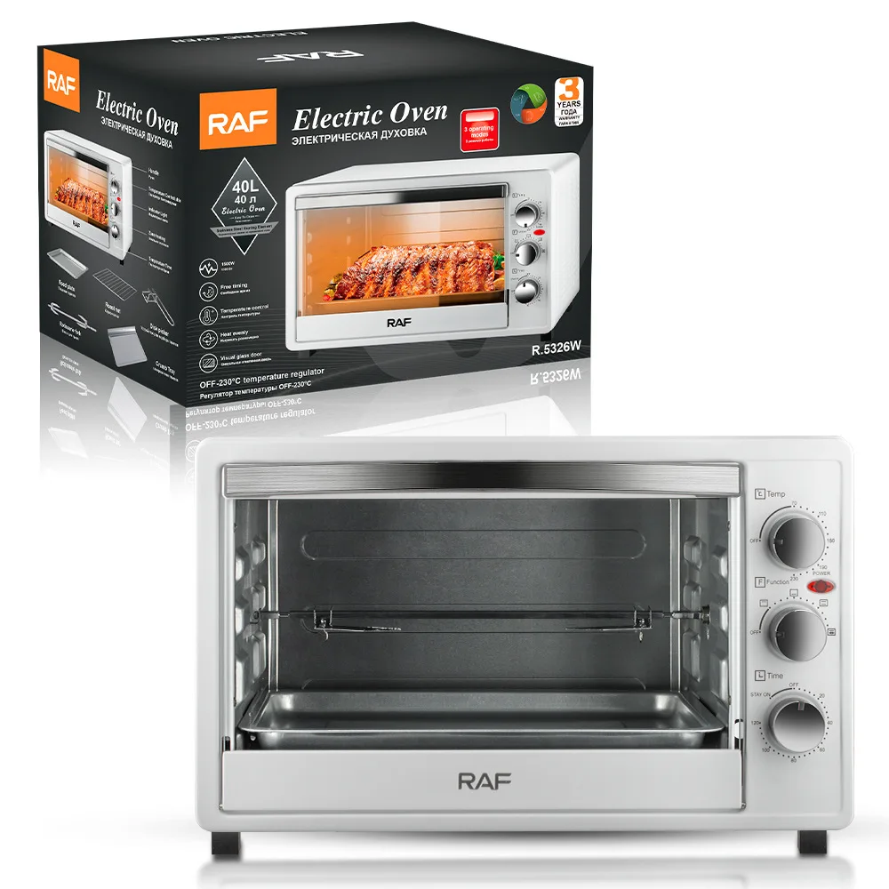 RAF Multifunctional Household Large-capacity Fully Automatic Electric Oven Smart Fryer Visual Baking 40L Deepfrier Bread Maker 4