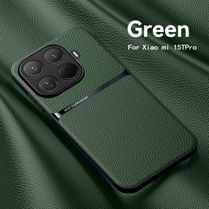 Classic Leather Magnetic Phone Holder Case - Premium Protection Cover