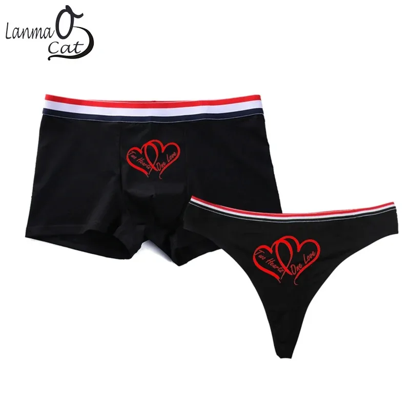 Ropa interior deportiva para parejas, bragas sexys para mujer y hombre, Calzoncillos Bóxer, lencería Modal antibacteriana para a