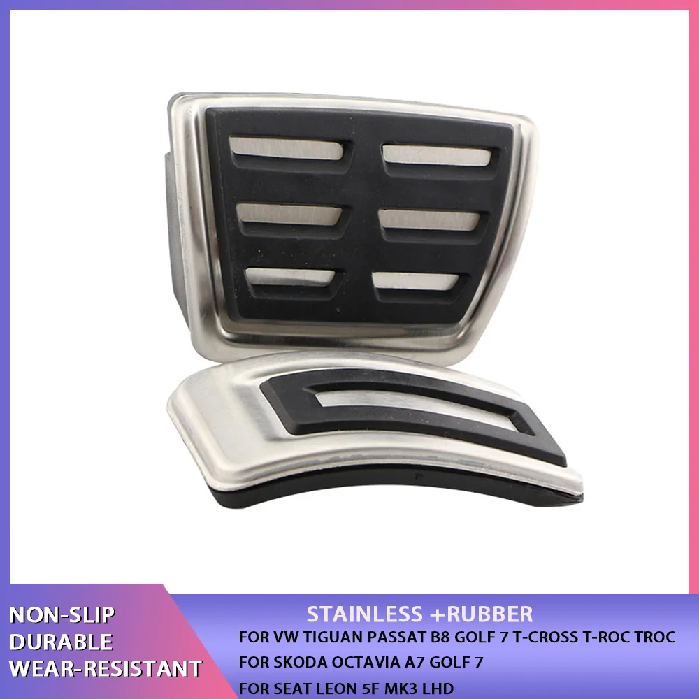 Car Pedals Foot Fuel Brake Clutch Cover for Volkswagen VW Passat B8 Golf 7 Tiguan for Seat Leon 5F MK3