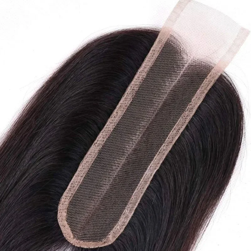 Body Wave Human Hair 2x6 Lace Closure Brazilian Remy Human Hair For Woman Transparent Lace Pre Plucked Hairline Daily Use