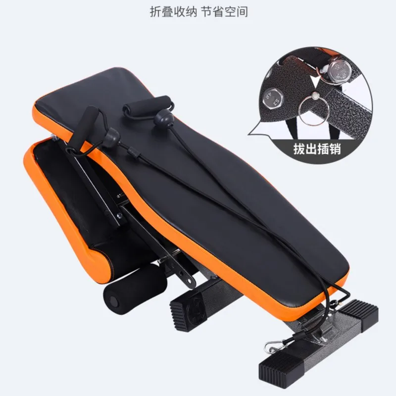 Multifunctional Folding Fitness Chair Dumbbell Bench Sit Up Board Abdominal Muscle Exercise Equipment Leg Trainer Sit Up Bench