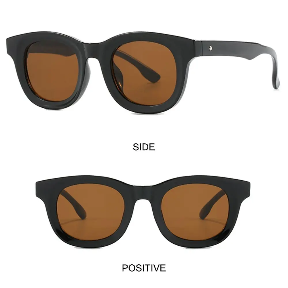 여성 및 남성용 인기 젤리 그린 선글라스, 빈티지 스퀘어 선글라스, 트렌디 펑크 쉐이드, UV400 INS 스타일 안경