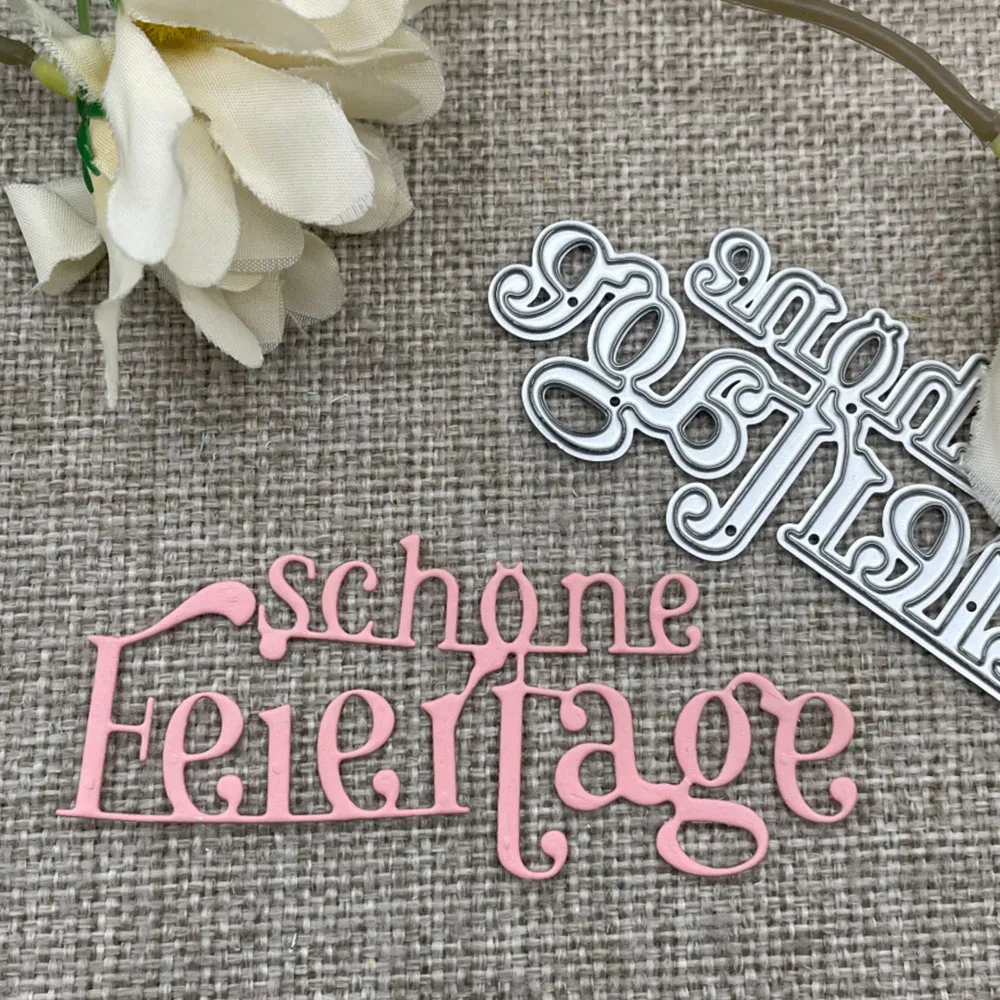 Weihnachten Brief Hut Metall Stanzformen Schablonen für DIY Scrapbooking dekorative Handwerk Stanzschablone Form