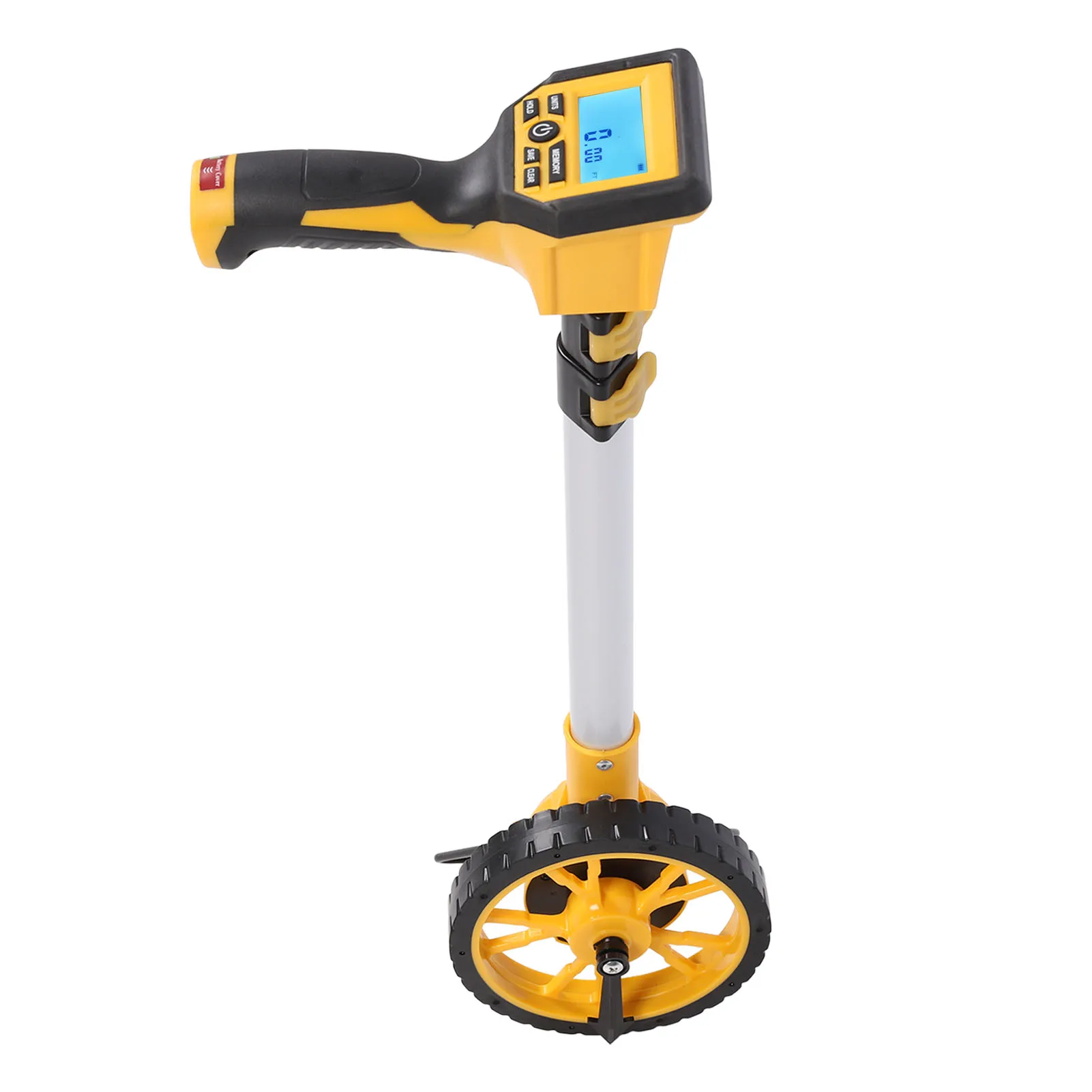 Digital Display Measuring Wheel Distance Measuring Wheel Stretchable Portable with Backlit for Professionals for Industrial Use