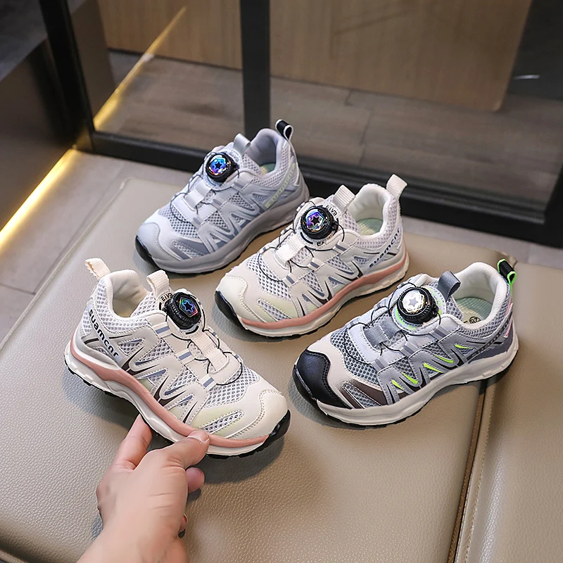 

Летние Детские сетчатые дышащие повседневные кроссовки унисекс из термопластичной резины, спортивная обувь для малышей, мальчиков и девочек, беговые кроссовки, детская обувь для тенниса