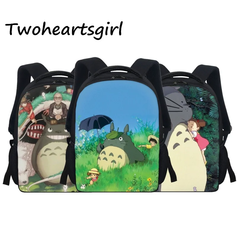 

Twoheartsgirl Cartoon Anime My Neighbor Totoro Toddler Children Mini Backpack Kindergarten Kids Schoolbag Back to School Bookbag