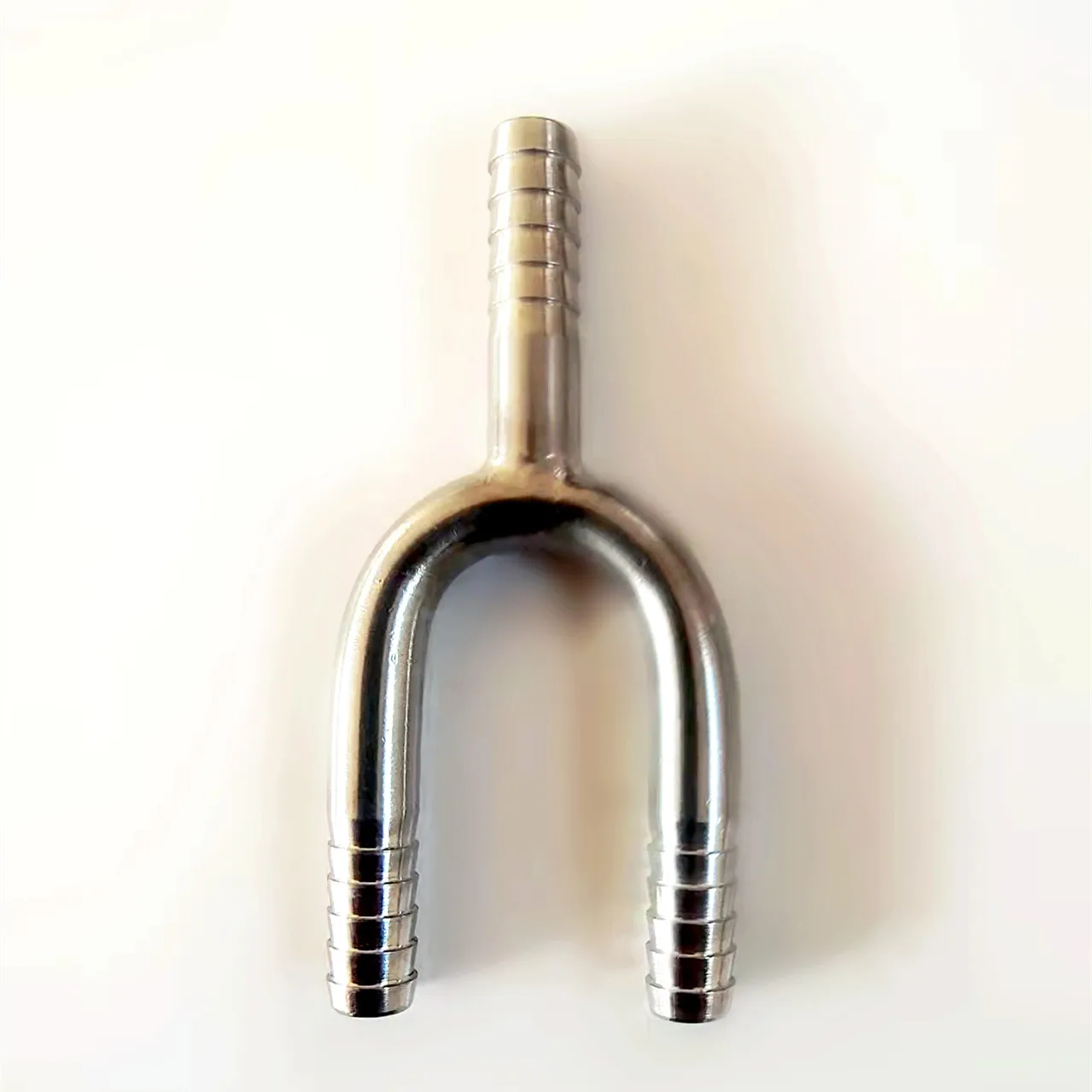 Y-shape 304 Stainless steel barbed tee Joint ，Home brewed BEER hose connection adapter American standard food grade material |