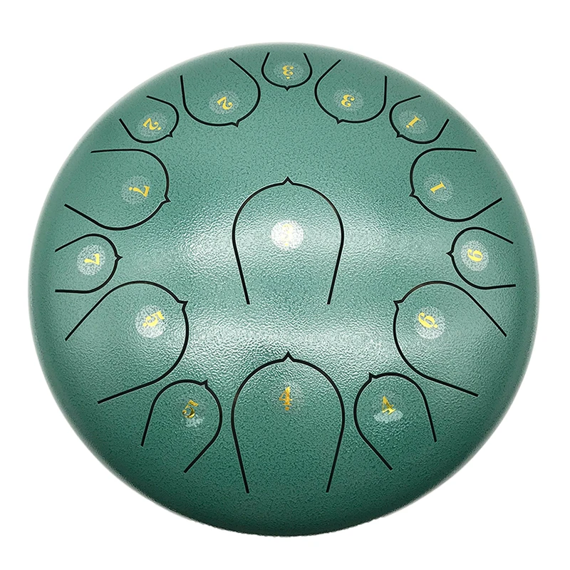 

High Quality Useful 14 Inch 15 Notes Tongue Drum Handpan Tank Ethereal Drum Customized Musical Instrument