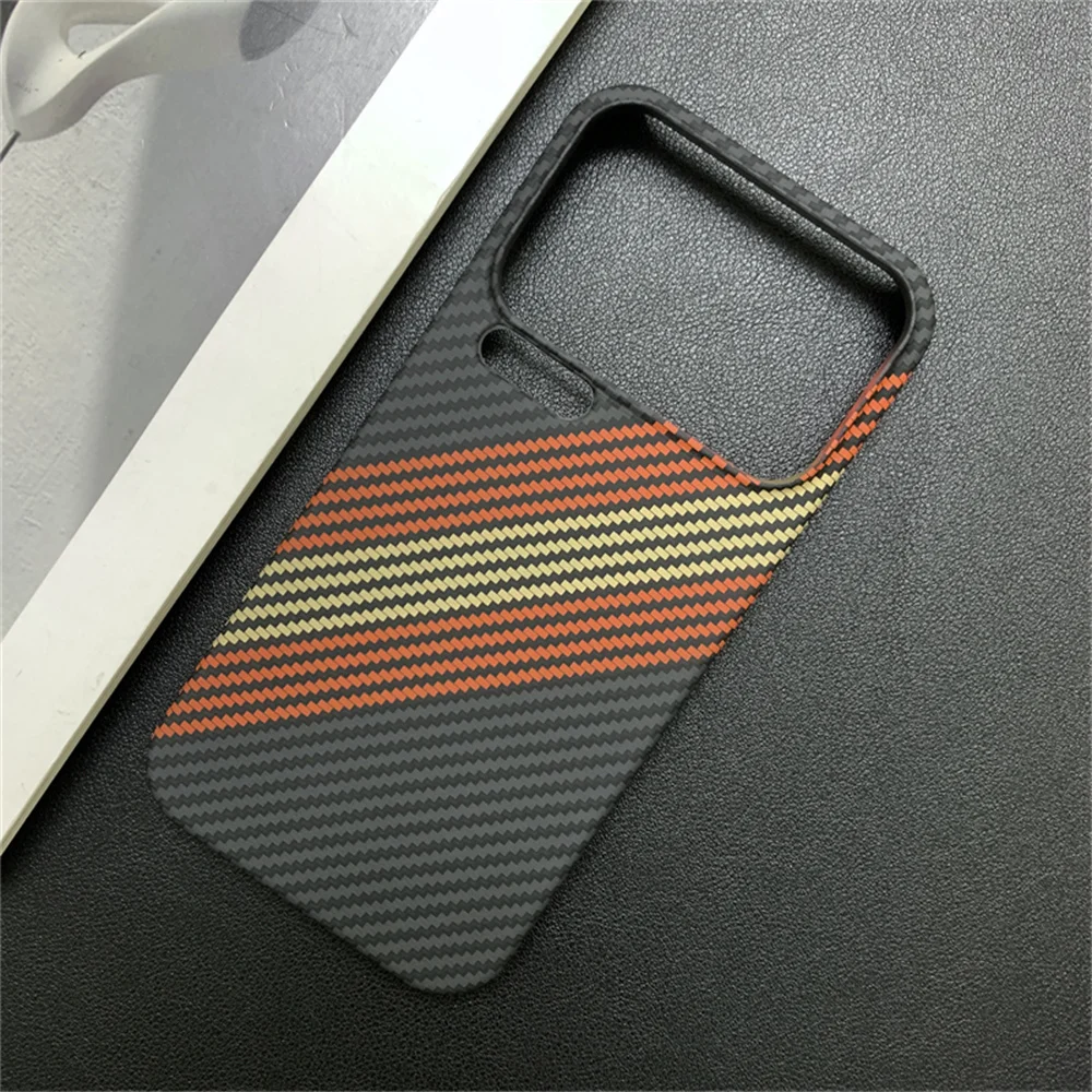 Vibrant Carbon Fiber Ultra Slim Phone Case - Protective Back Cover