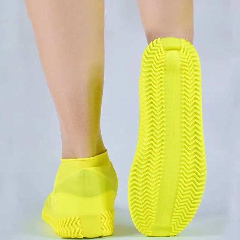 Reusable Shoe Cover Boots Waterproof Shoe Cover Silicone Material Unisex Shoes Protectors Rain Boots for Indoor Outdoor Rainy shoe covers