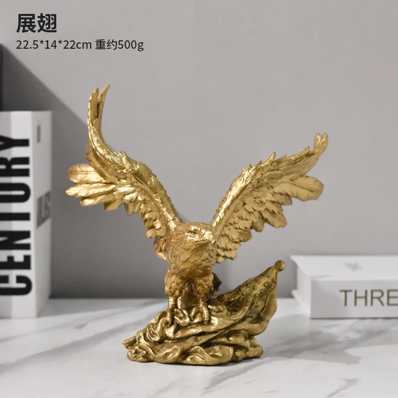 

eagle Statues Sculptures Animals Figurines Ornaments Resin Craft Feng Shui Home Office Decoration 2024 New