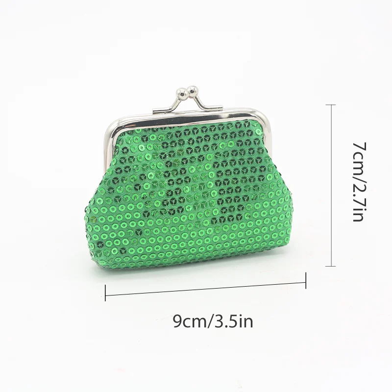 Rilibegan Sequin Polyester Coin Purse Small Fresh Coin Bag Girls' Storage Bag Women's Clutch