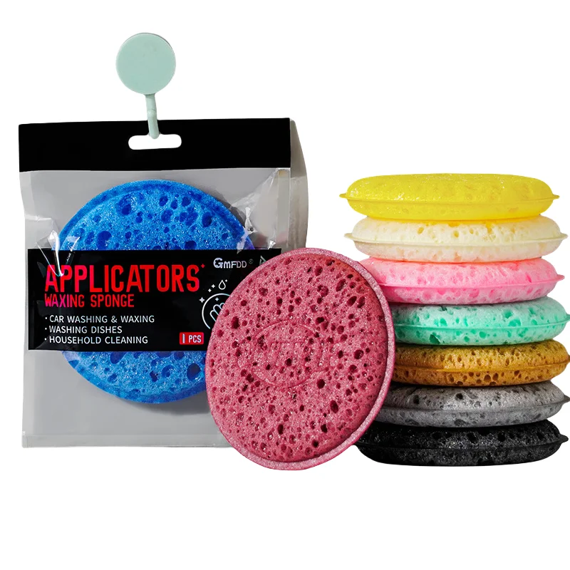 Round edged high foam sponge for kitchen cleaning, dishwashing, brushing pots, seaweed sponge blocks