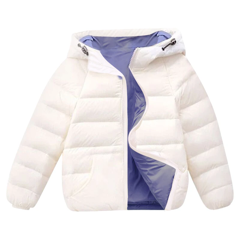 Children's Lightweight Down Jacket Boys Girls Candy Color 2-8 ye