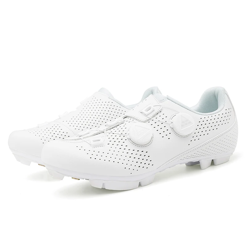 Cycling Sneaker Mtb Flat Pedal Bicycle Shoe Clit Man Cleat Shoes Bicycle Mountain Bike Shoe Racing Lock Cycling Footwear white cycling shoes