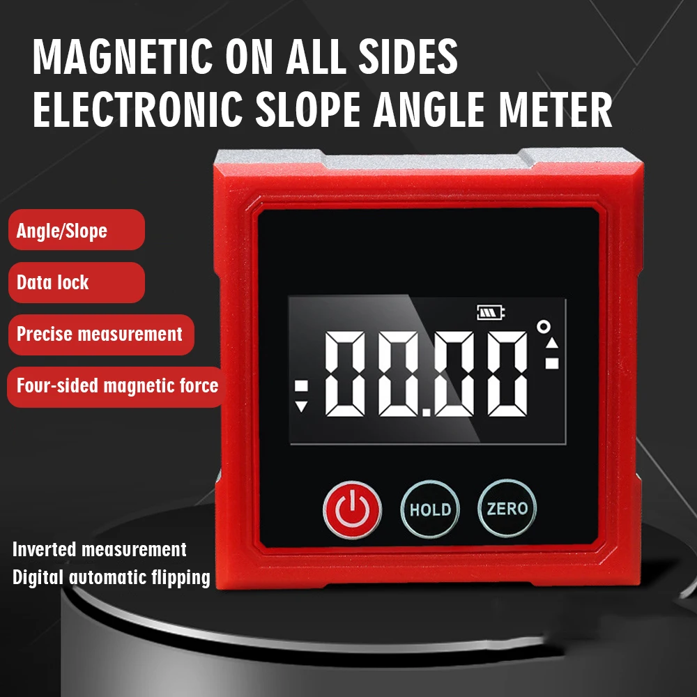 Digital Protractor Magnetic Laser Inclinometer Angle Gauge