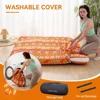 Japanese Floor Futon Mattress Extra Thick Folding Roll Up Bed Topper Mat for Guest Double Mattresses Lounger and Tavel Matress 5