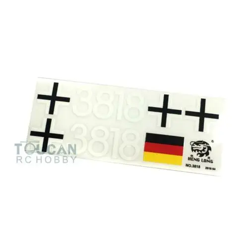 

US Stock Heng Long 1/16 Scale German Tiger I RC Tank 3818 Decoration Decal Paste Sticker
