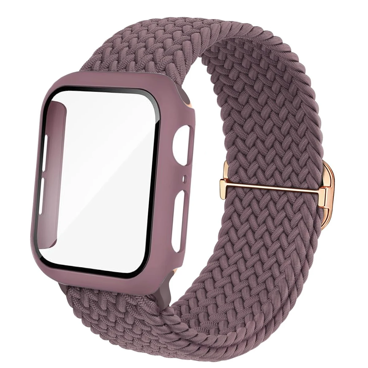ตัวเลือกสินค้า สายนาฬิกาไนลอนระบายอากาศ+เคสป้องกันสำหรับ Apple Watch