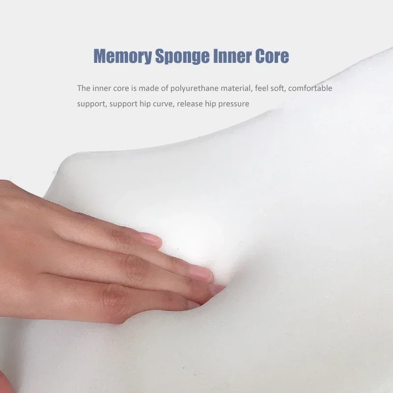 Memory Foam Buttock Pillow Home Office Butt Pad BBL Recovery Pillow After Surgery Seat Brazilian Hips Support Cushion Pillows 5