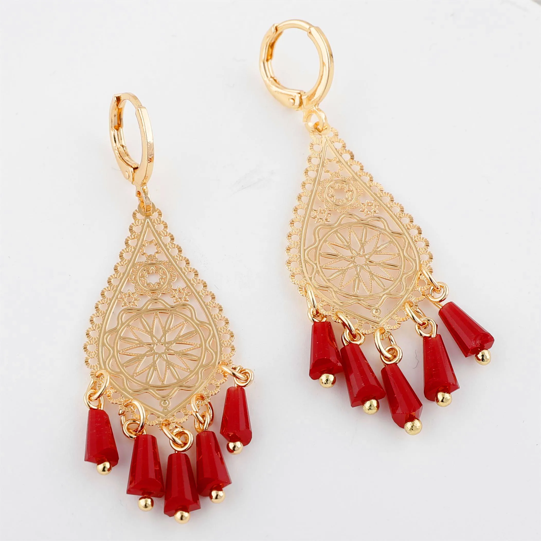 

India Multi Style Pattern Pattern Sequin Pendant Women's Earrings Christmas Valentine's Day Gift Free Shipping