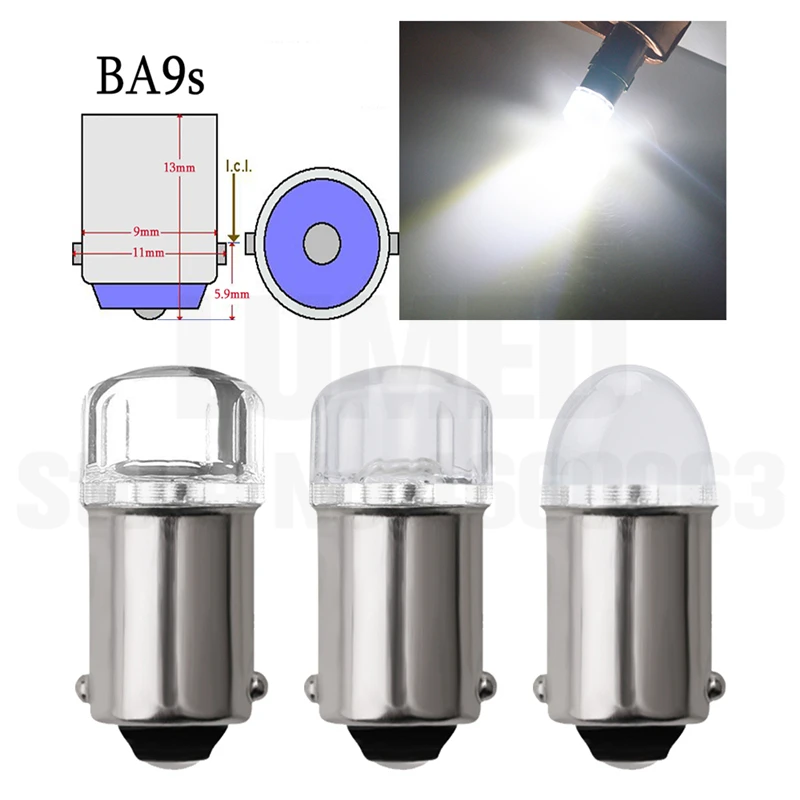 10x BA9S T4W LED Car light bulb T2W T3W H5W interior Car LED License Plate  light 2 LED 2835 SMD DC12V 12913 12910 12929