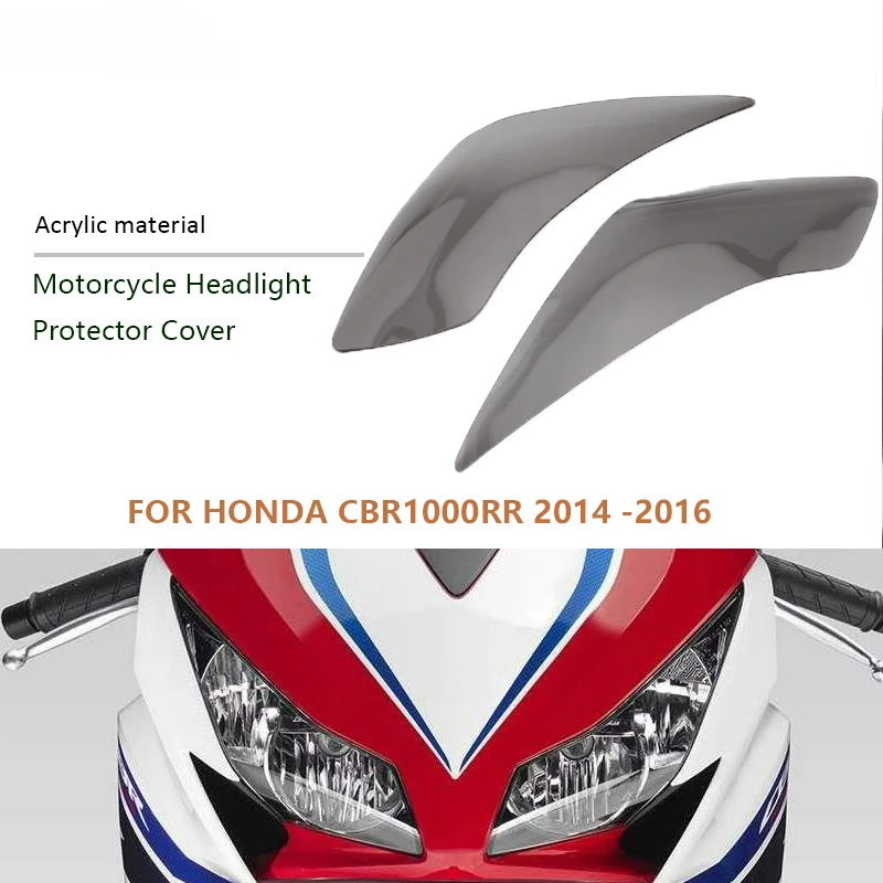 

For Honda CBR1000RR CBR 1000RR 1000 RR 2014 2015 2016 Motorcycle Front Headlight Guard Head Light Shield Screen Lens Cover