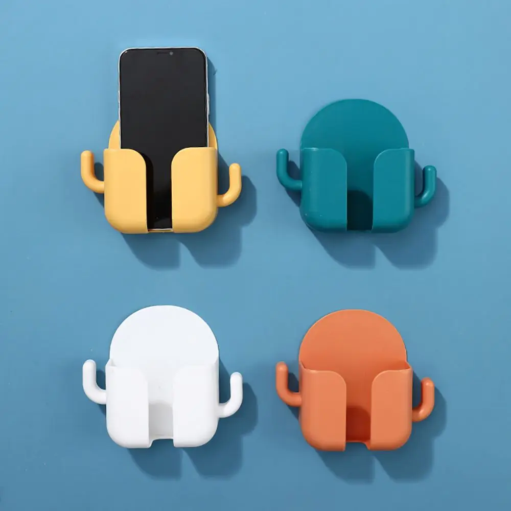 Color Punch Free Wall Mounted Bedroom Organizer with Ear Hooks Bathroom