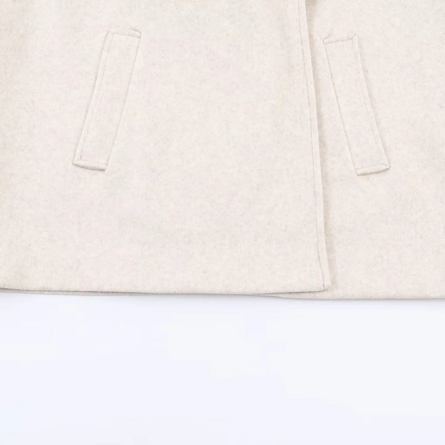 Autumn Winter Women Woolen Jacket Fur Collar Long Sleeve Women's Coat Loose Female Casual Outerwear Lady Tops ﻿