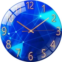 12 inch Modern Silent Wall Clock Non-ticking Silent Digital Wall Clock Silent Movement Without Ticking Living Room Decoration 2