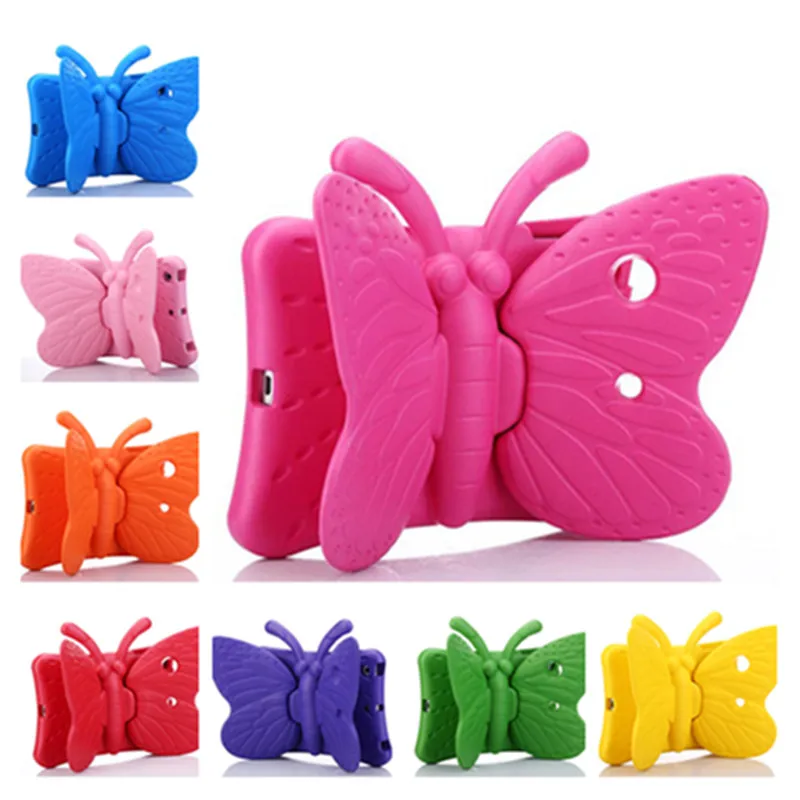 Leve à Prova de Crianças Ipad Mini Eva 10th 2023 dos Desenhos Animados 3d Butterfly Case para Apple Ipad Capa Pro 11 Case - Imagem 6