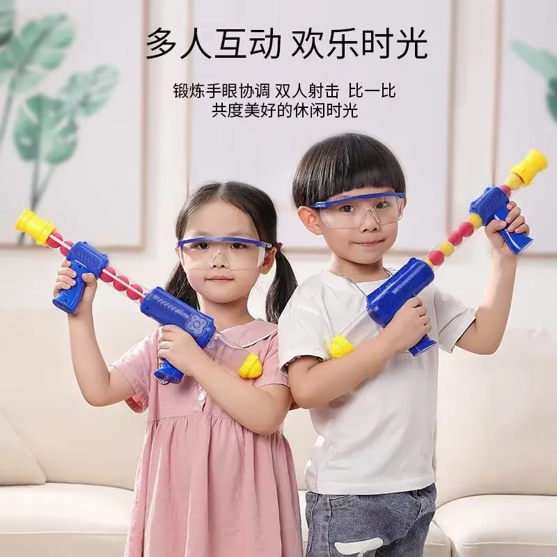 

Hit Me Duck Ah Children Parent-child Interactive Toy Kids Gun Aerodynamic Soft Shells Can Be Fred Back-To-Back Shooting Class