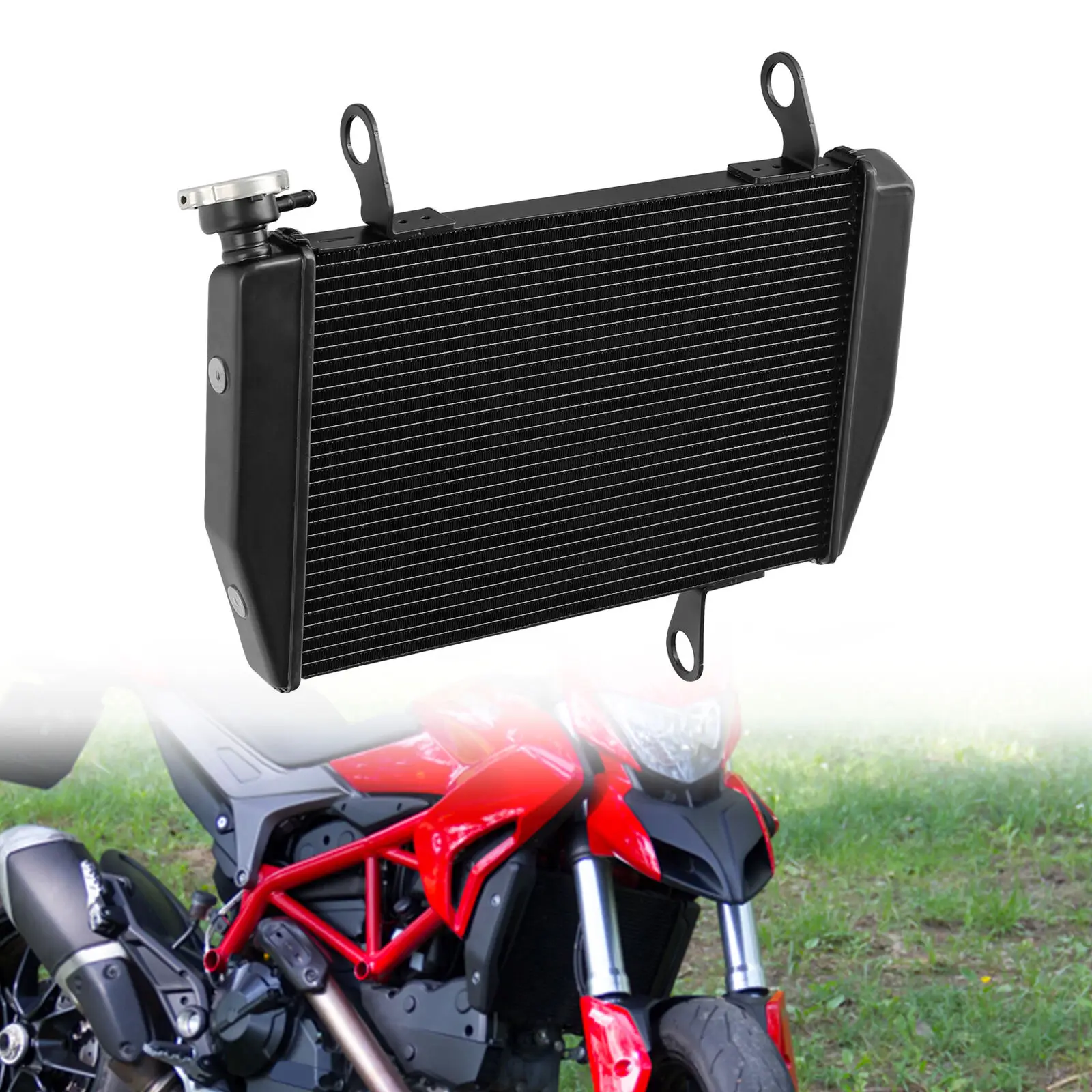 

Engine Radiator Water Cooler Cooling For Ducati Hypermotard 821 SP 2013-2015 Hyperstrada 939 2016-2021 Motorcycle