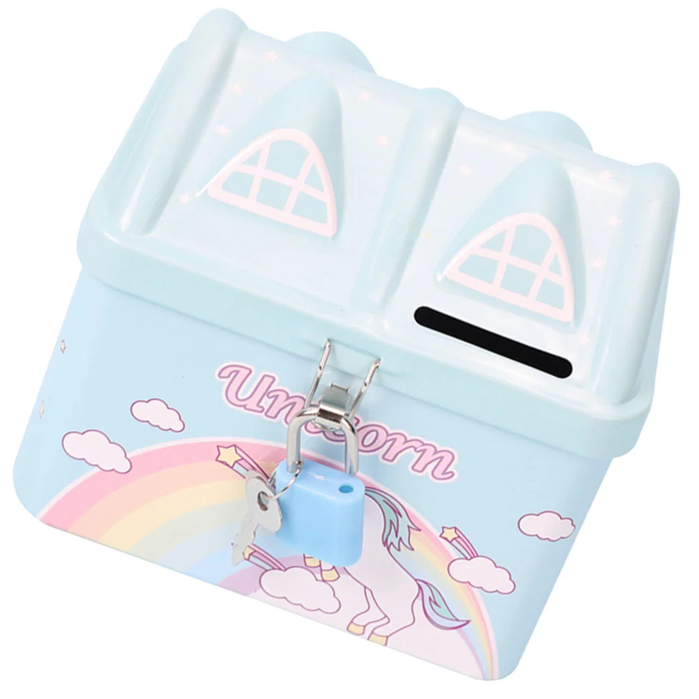 Cartoon Exquisite Metal Kids Piggy Bank Girls Bedroom Decor Save Money Habit Birthday Gift Toddler Study 5