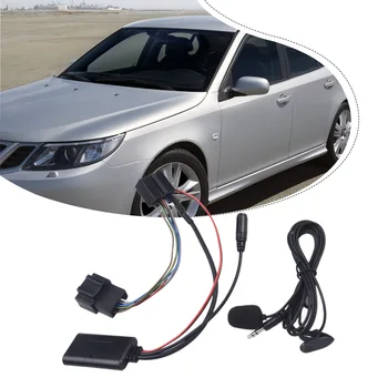 Modulo cavo adattatore Mp3 Aux In per telefono vivavoce musicale compatibile con Bluetooth per Saab 9-3 9-5 Sostituisci accessori per auto