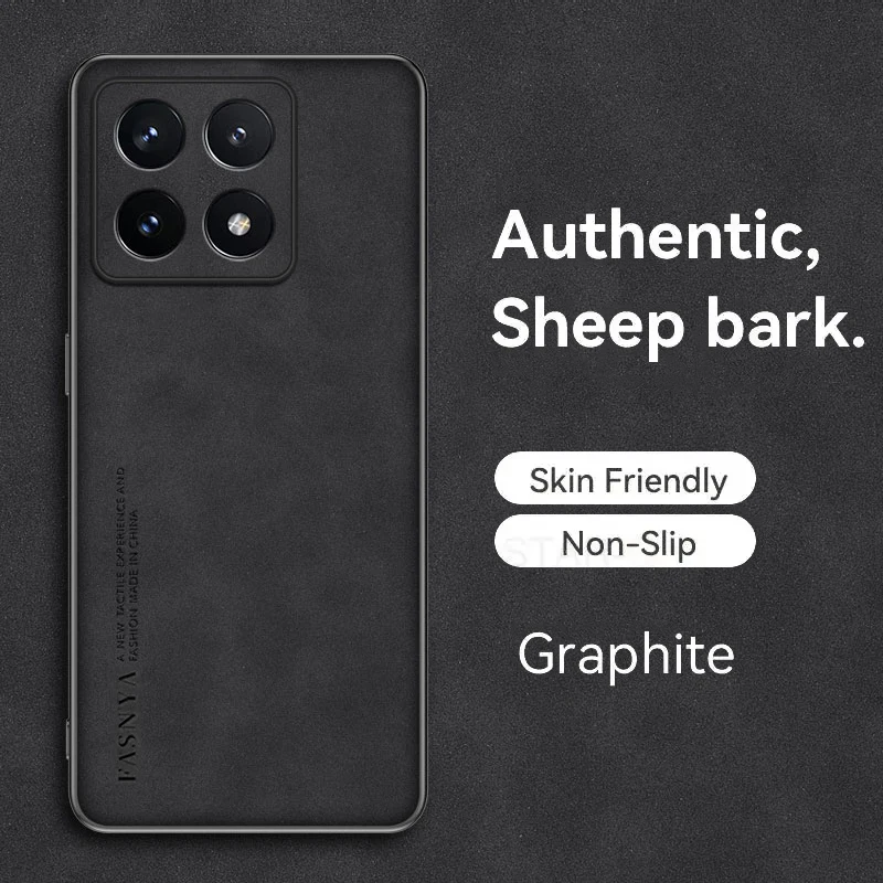 Leather TPU Soft Bumper Protective Phone Case with Lens Protection
