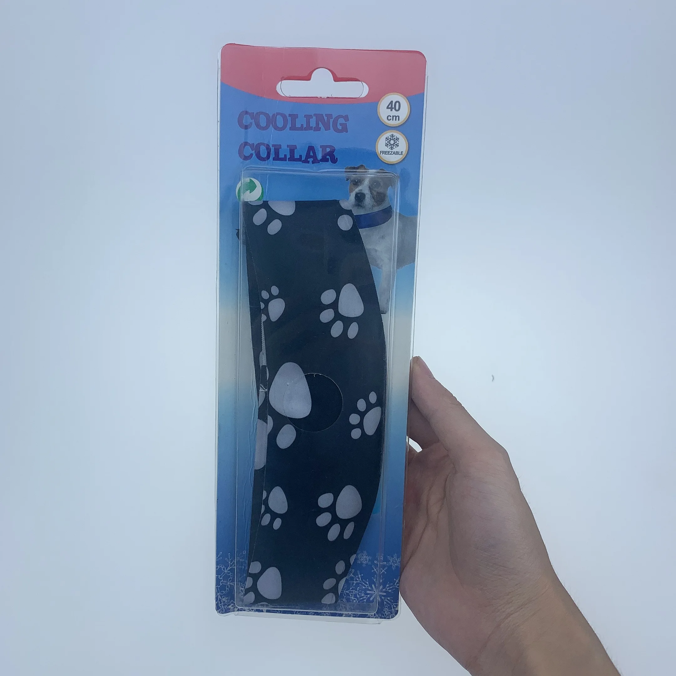 New pet cooling bib Summer cool ice pad heatstroke dog ice bag collar Adjustable cooling collar bib summer dog supplies