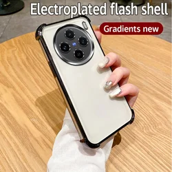 Enhanced Product Title: Premium Anti - Fall Soft Shell Phone Case with Four - Corner Airbag Protection for Vivo X200 Pro (Black)