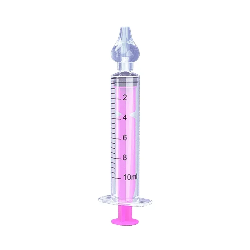 1/2pcs Baby Nose Cleaner Rhinitis Nasal Washer Needle Tube Baby Nasal Aspirator Cleaner Syringe Baby Nose Washing for Children 6