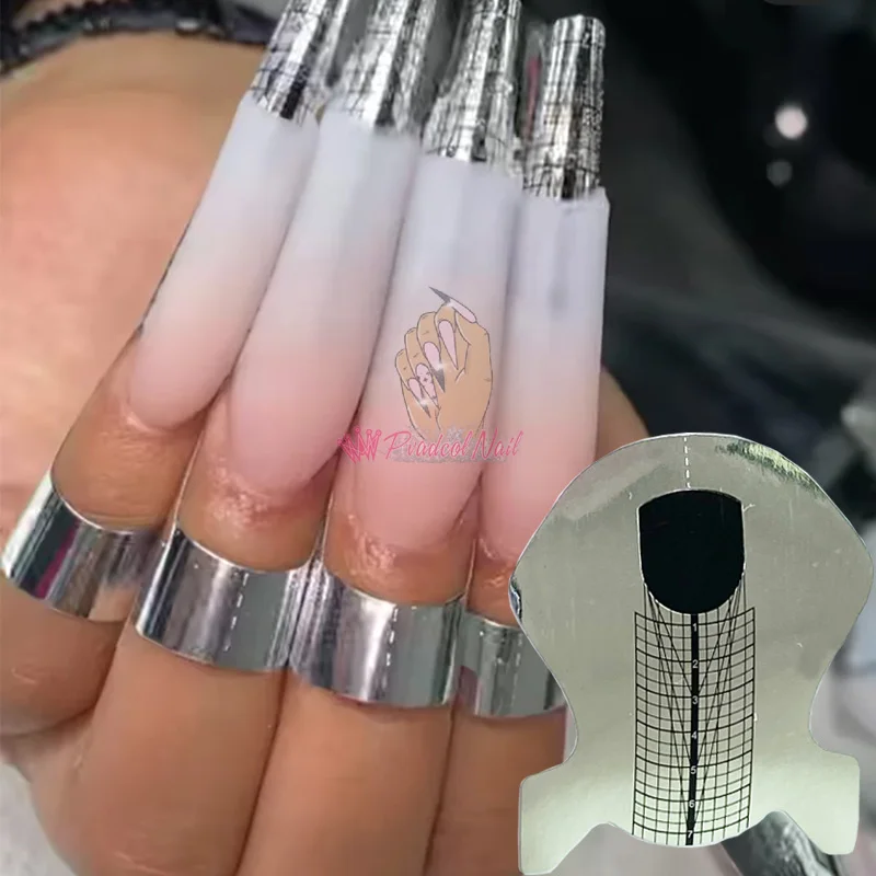 Ranrose Clear Extra Long Nail Tips XXXL Super Long Half Cover NO C Curve  False Nails Tapered Square Nail Tips Press on Nails Longs Acrylic Nails  with Box for Home DIY (200