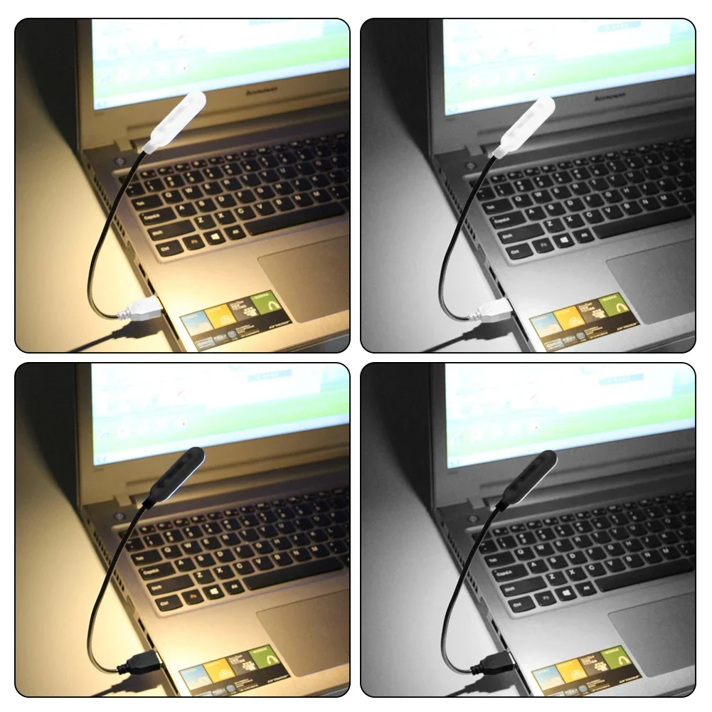 USB Flexible Light Keyboard Lamp Rechargeable Adjustable Hose Night Illumination Plug And Play For PC Computer Desktop Book led light desk lamp night light led desk lamp book light mini night light mini led light