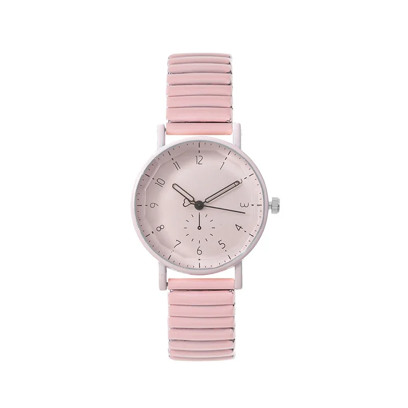 SpringElasticStrapWomensWatchFashionCasualQuartzStudent
