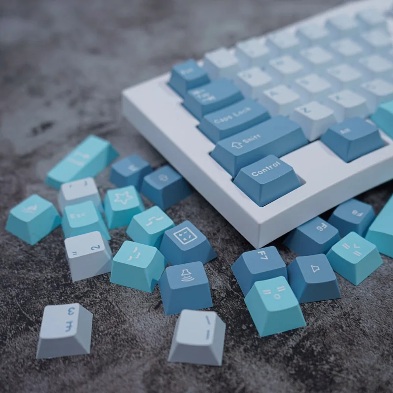 SHOT DUPLO Keycap Para Interruptores MX 6