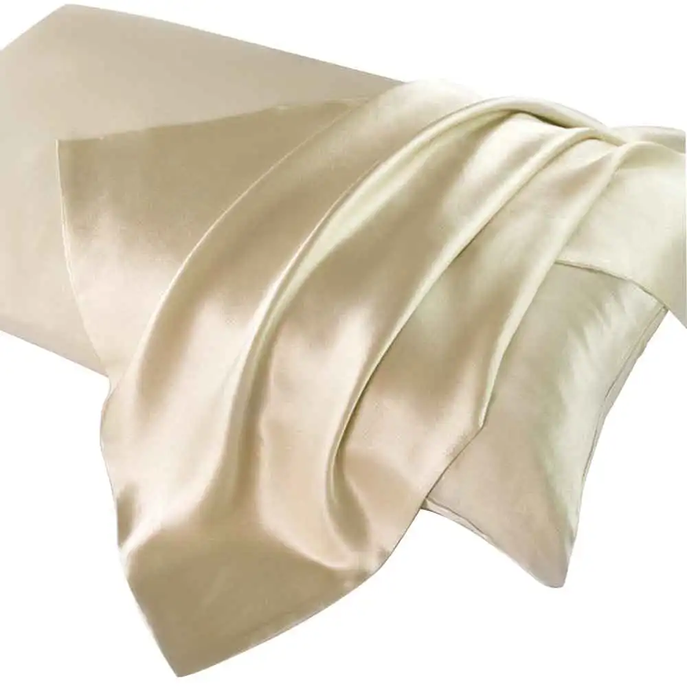 Luxurious Double-Sided Pure Silk Pillowcase with Hidden Zipper – Premium Mulberry Silk for Healthy Skin and Restful Sleep