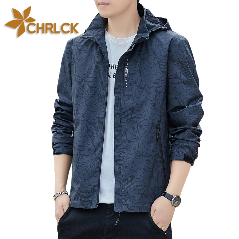 

CHRLCK Men's Waterproof Hiking Jacket New Spring Windproof Running Jacket Male Camping Fishing Hunting Trekking Outdoor Clothes