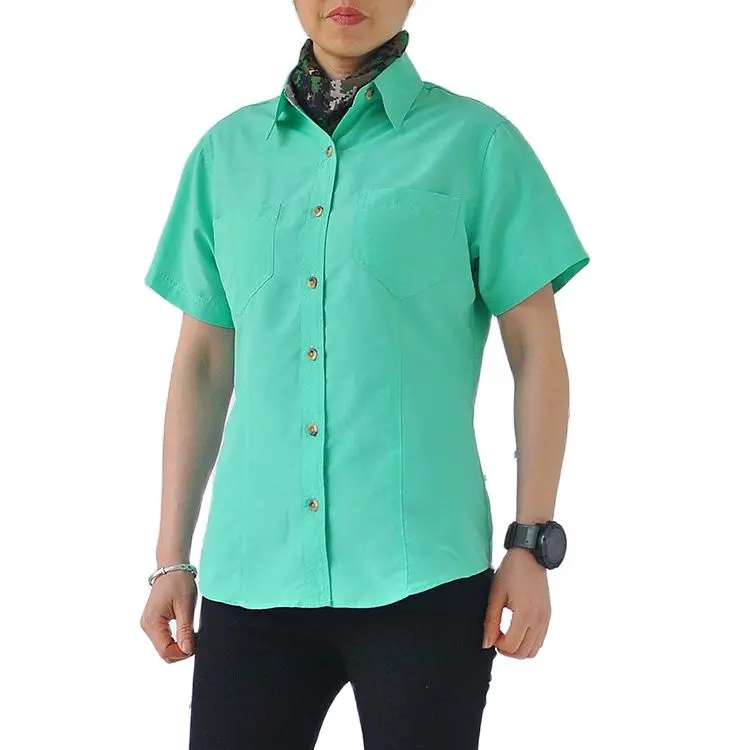 Women Outdoor Shirts Hiking Fishing Shirts UPF30+ Breathable Wicking Sports Fast Dry Fishing Clothes USA Size S-XXL